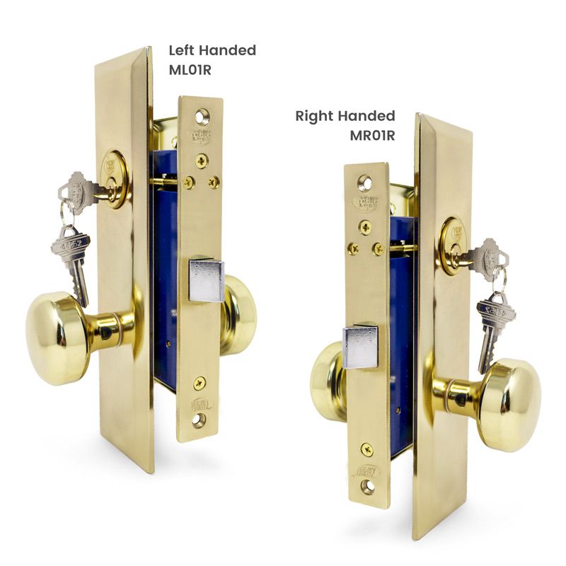 Brass lockset discount