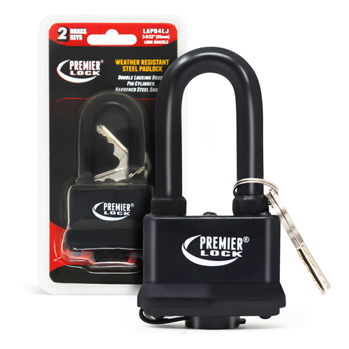 Laminated Padlock Fully Black Jacketed